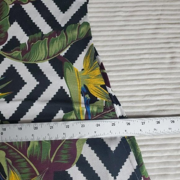 Lularoe Dress Womens L Tropical T-Shirt Short Sleeve Knee Length Pockets Swing - Picture 10 of 12